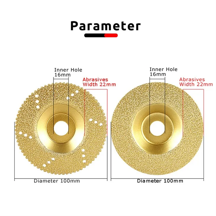 Galvanizált gyémánt vágó- és csiszolópenge