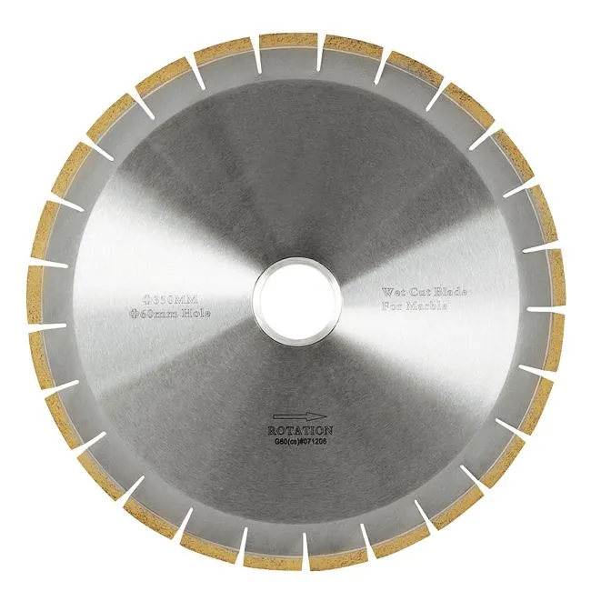 Márvány élvágó fűrészlapok